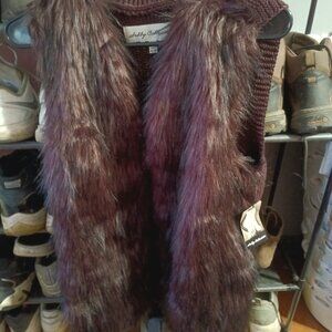 Shelby collection burgundy vest